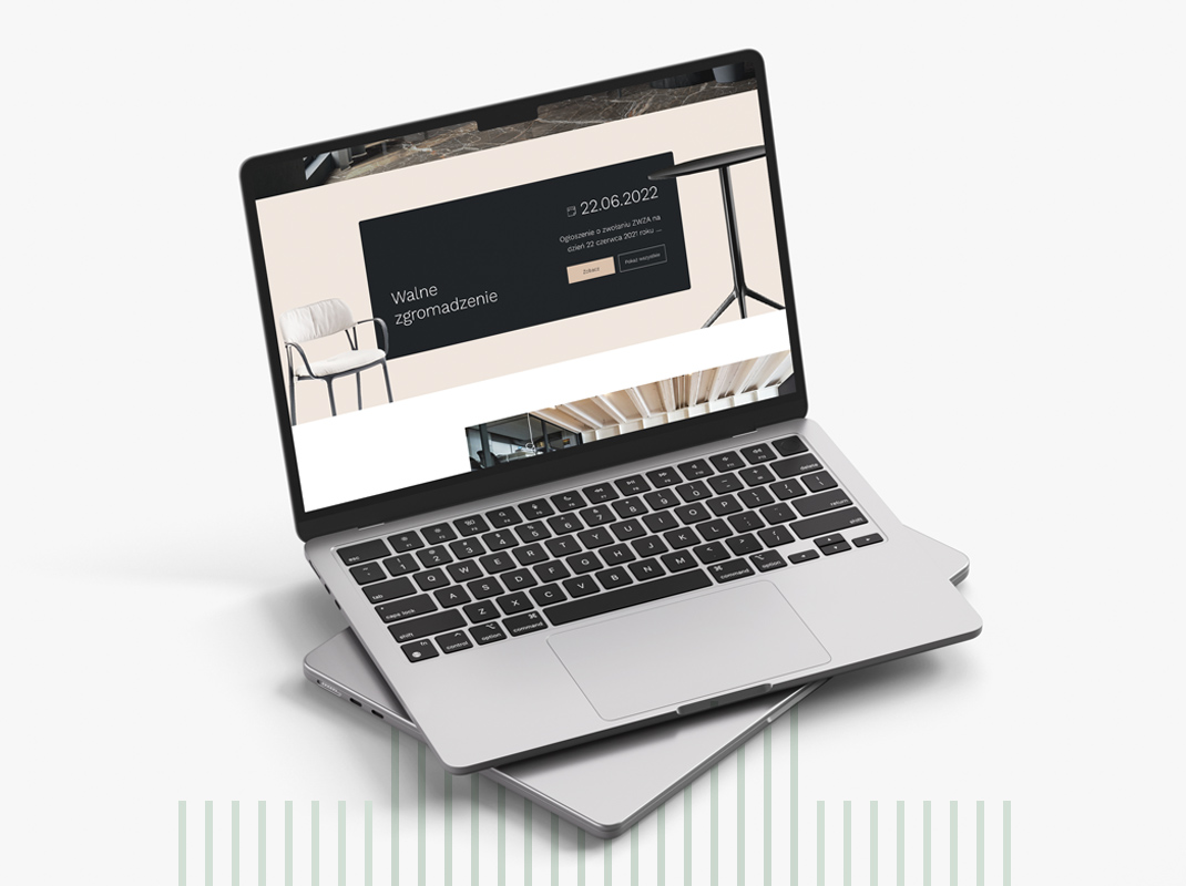 Project for IH Investor Relations - Website