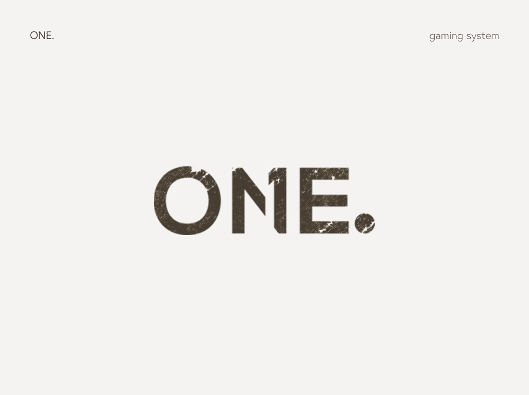 Logotype project for One