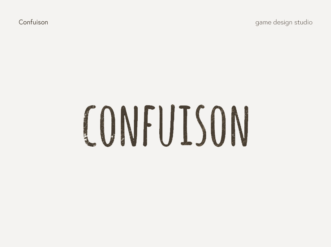 Logotype project for Confusion