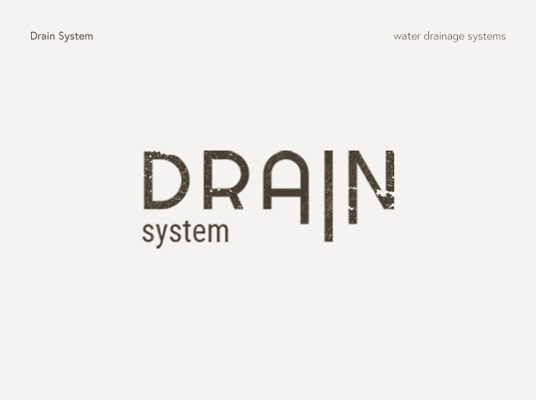 Logotype project for Drain