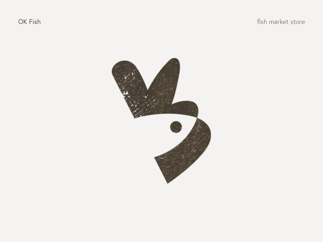 Logotype project for OK Fish