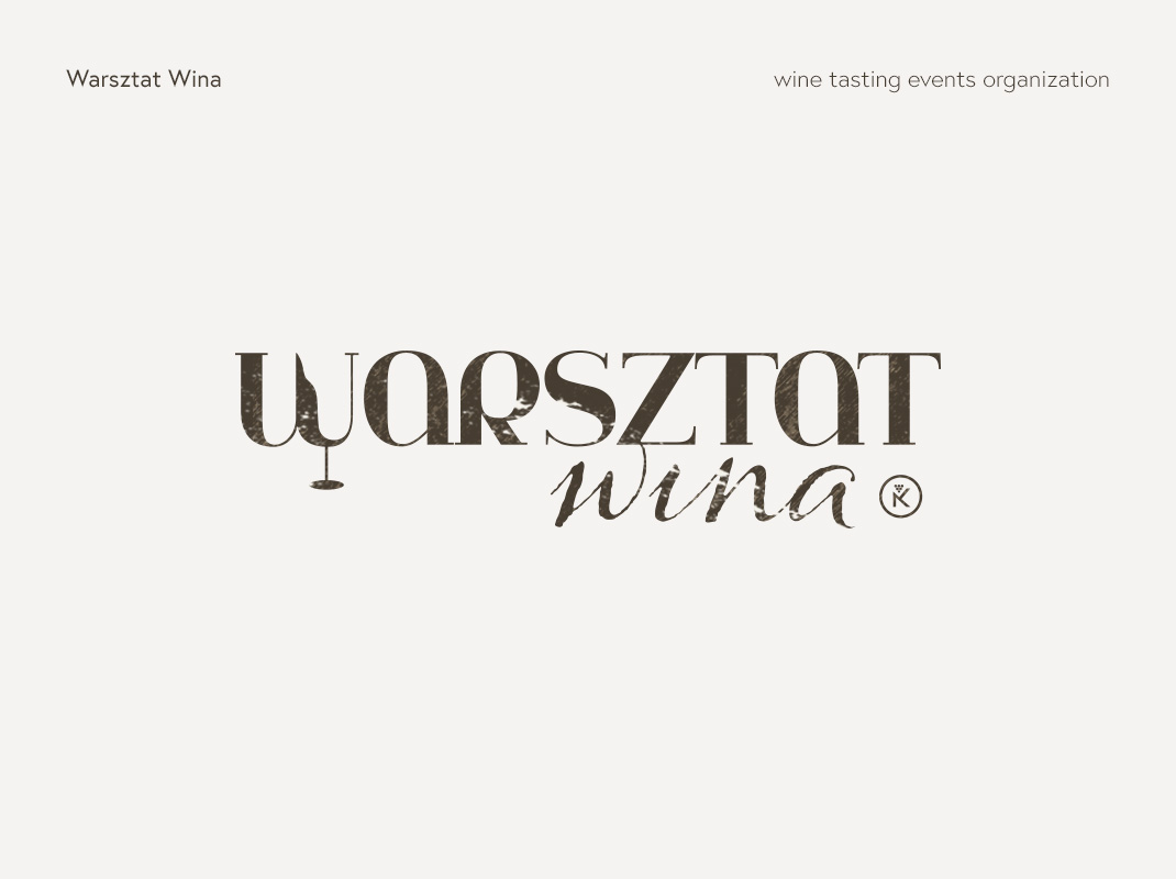 Logotype project for Warsztat Wina