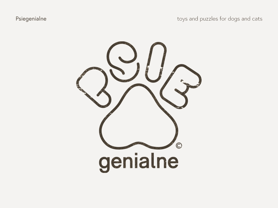 Logotype project for Psiegenialne