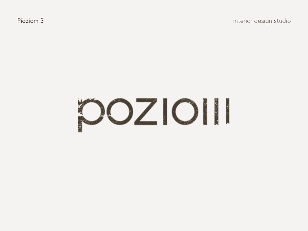 Logotype project for Poziom Trzeci