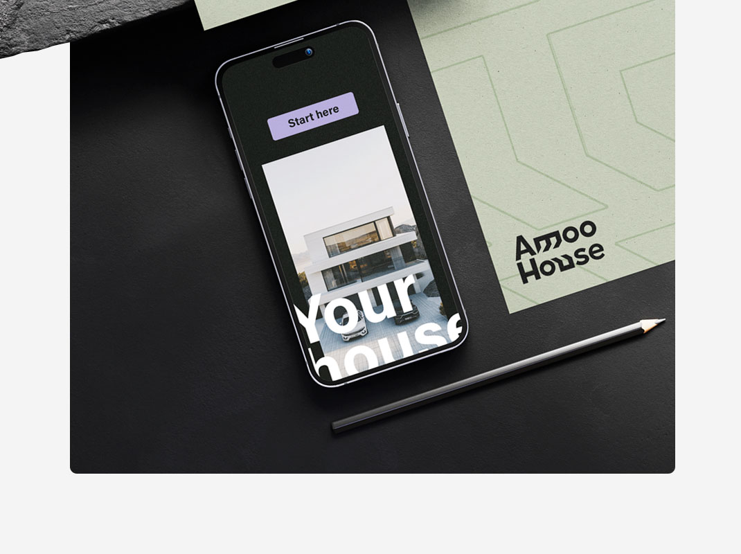 Project for AMOO House - Real Estate Company